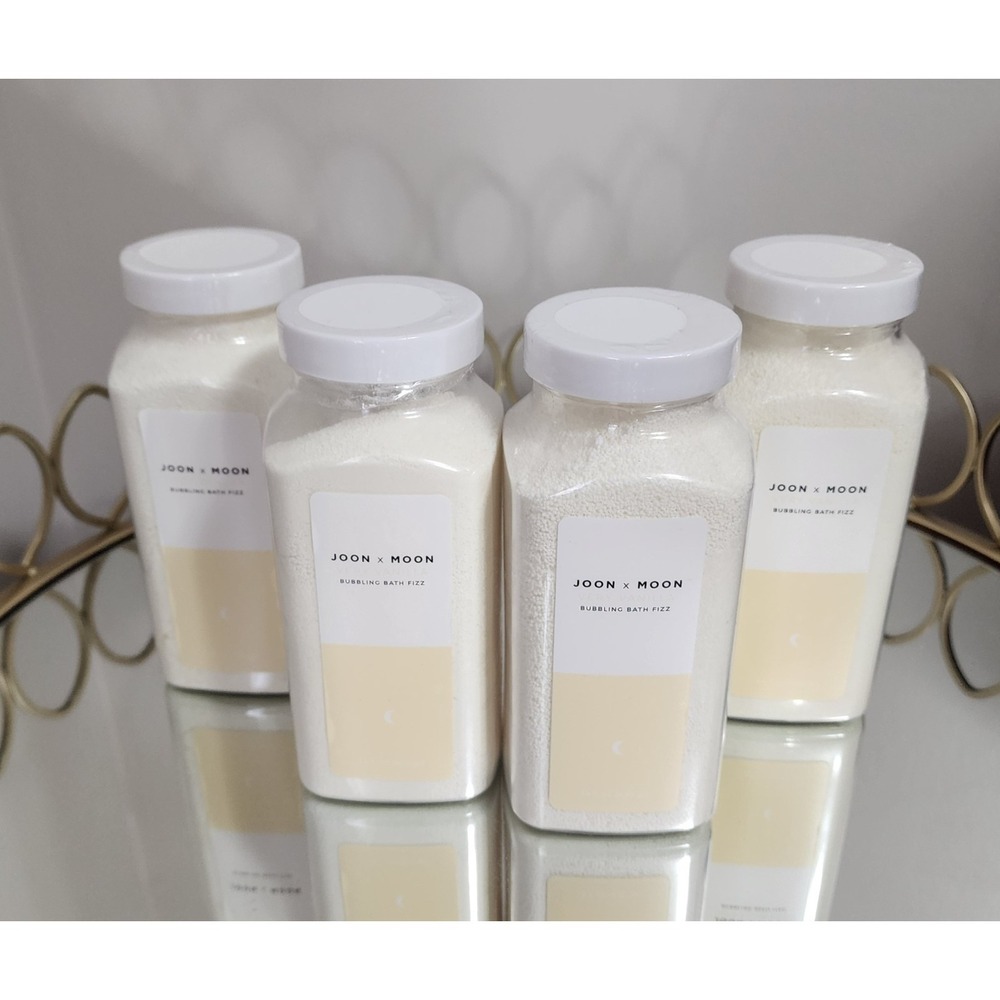 Joon Moon Very Vanilla Bubbling Bath Fizz  14. 1 Oz Set Of 4 New Unopened